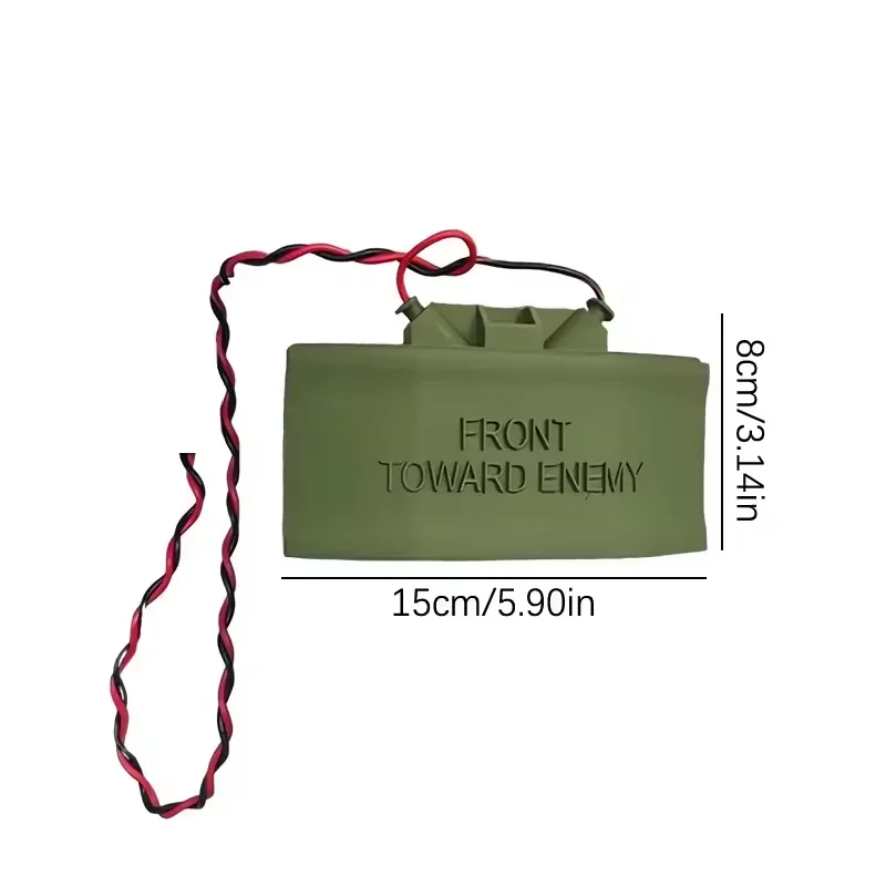 Funny fake claymore mine doorbell prank prop