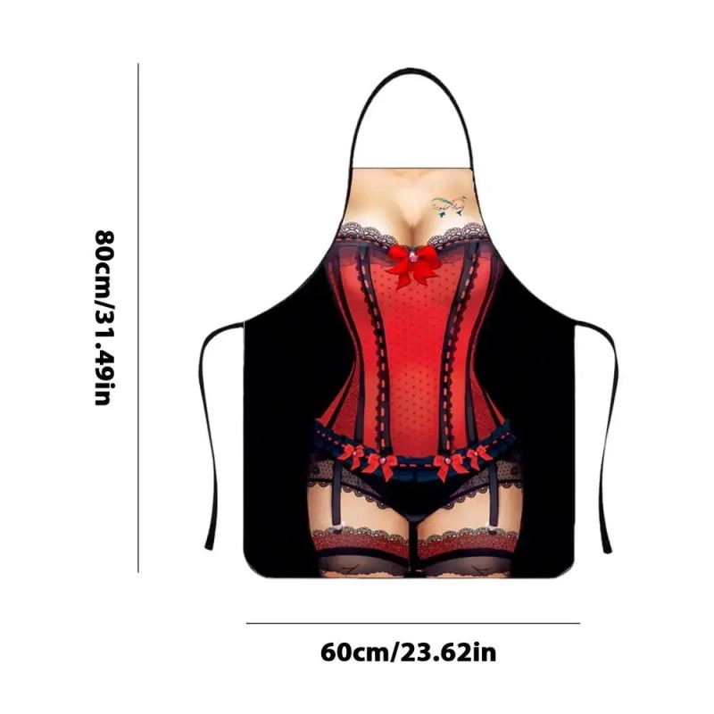 Humorous BBQ Grilling Apron for Men - Durable and Versatile