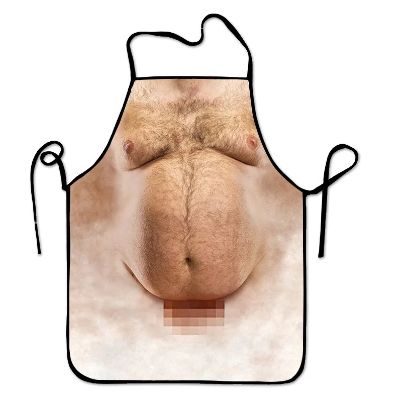 Humorous BBQ Grilling Apron for Men - Durable and Versatile