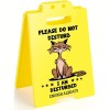 Humorous Desk Sign - Please Do Not Disturb for Office Spaces