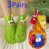 Cozy Monster Fleece Socks for Women - Warm & Fluffy Winter Comfort