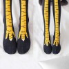 Funny Chicken Claw Print Knee High Socks for Women