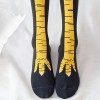Funny Chicken Claw Print Knee High Socks for Women