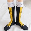 Funny Chicken Claw Print Knee High Socks for Women