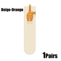 1Pairs-Beige Orange 