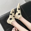 5 Pairs Women's Cute Cotton Ankle Socks - Striped & Dots