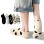 5 Pairs Women's Cute Cotton Ankle Socks - Striped & Dots